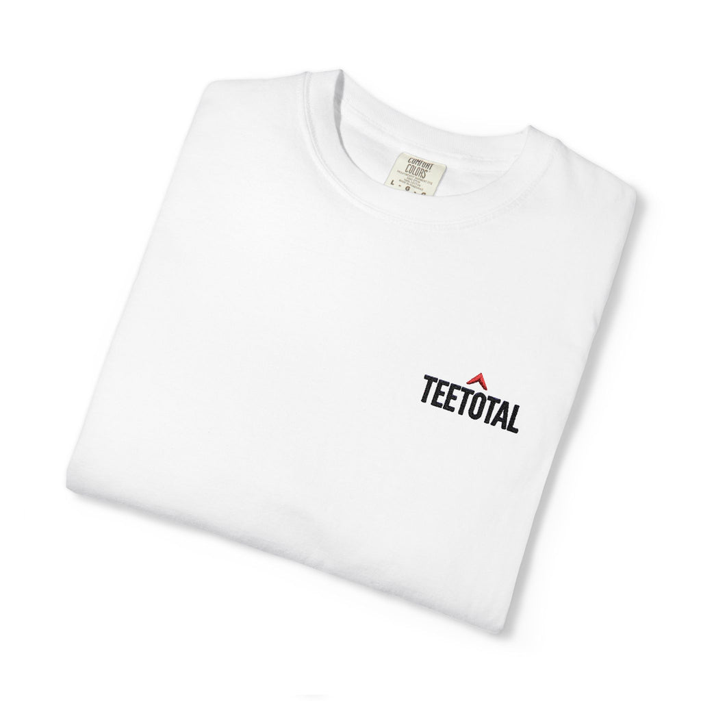 T-Shirt — 'TEETOTAL' Minimalist Small-Logo Tee