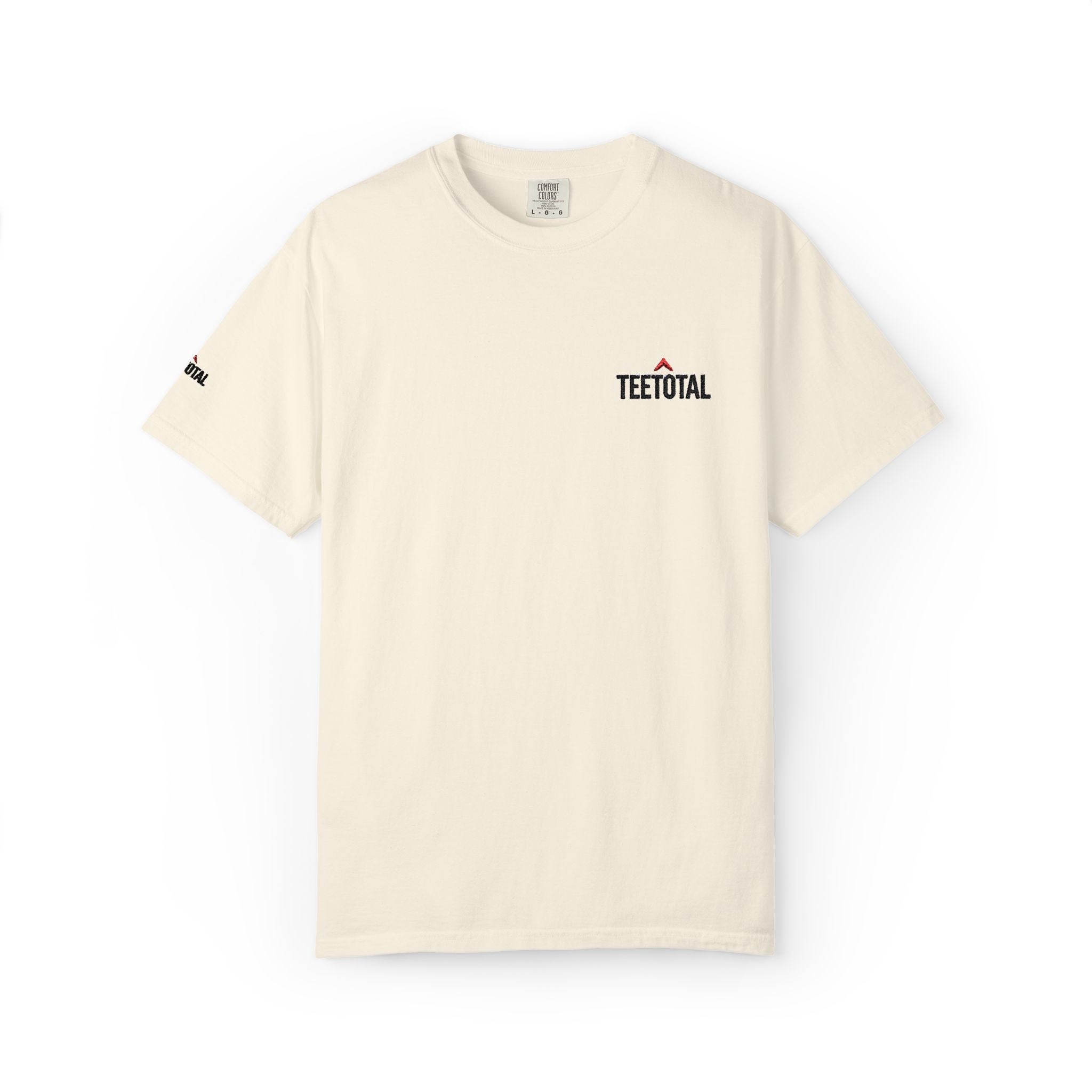 T-Shirt — 'TEETOTAL' Minimalist Small-Logo Tee