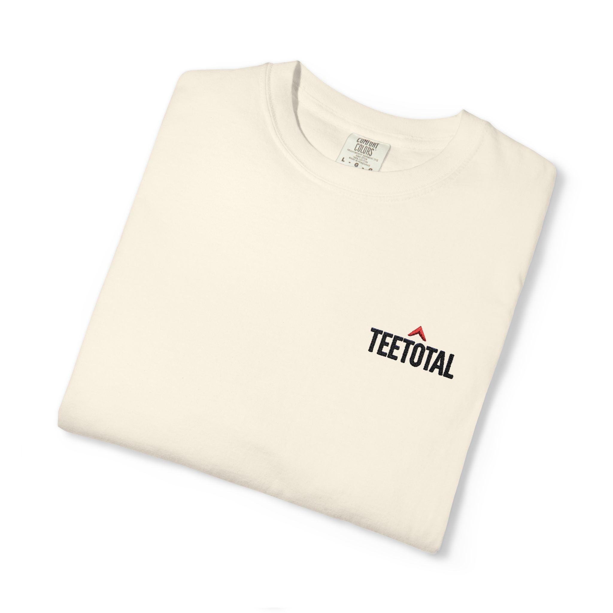 T-Shirt — 'TEETOTAL' Minimalist Small-Logo Tee