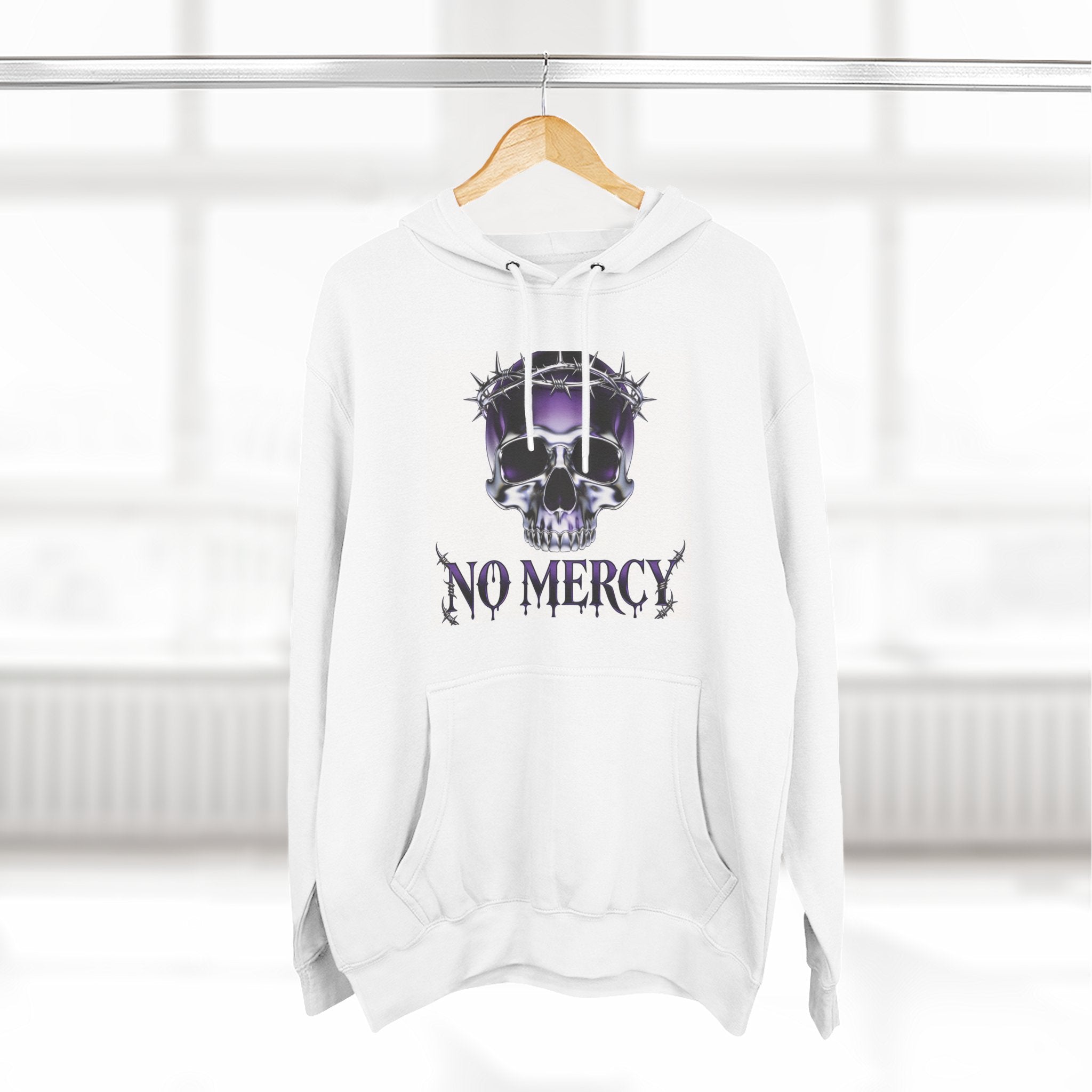 No Mercy Skull Hoodie