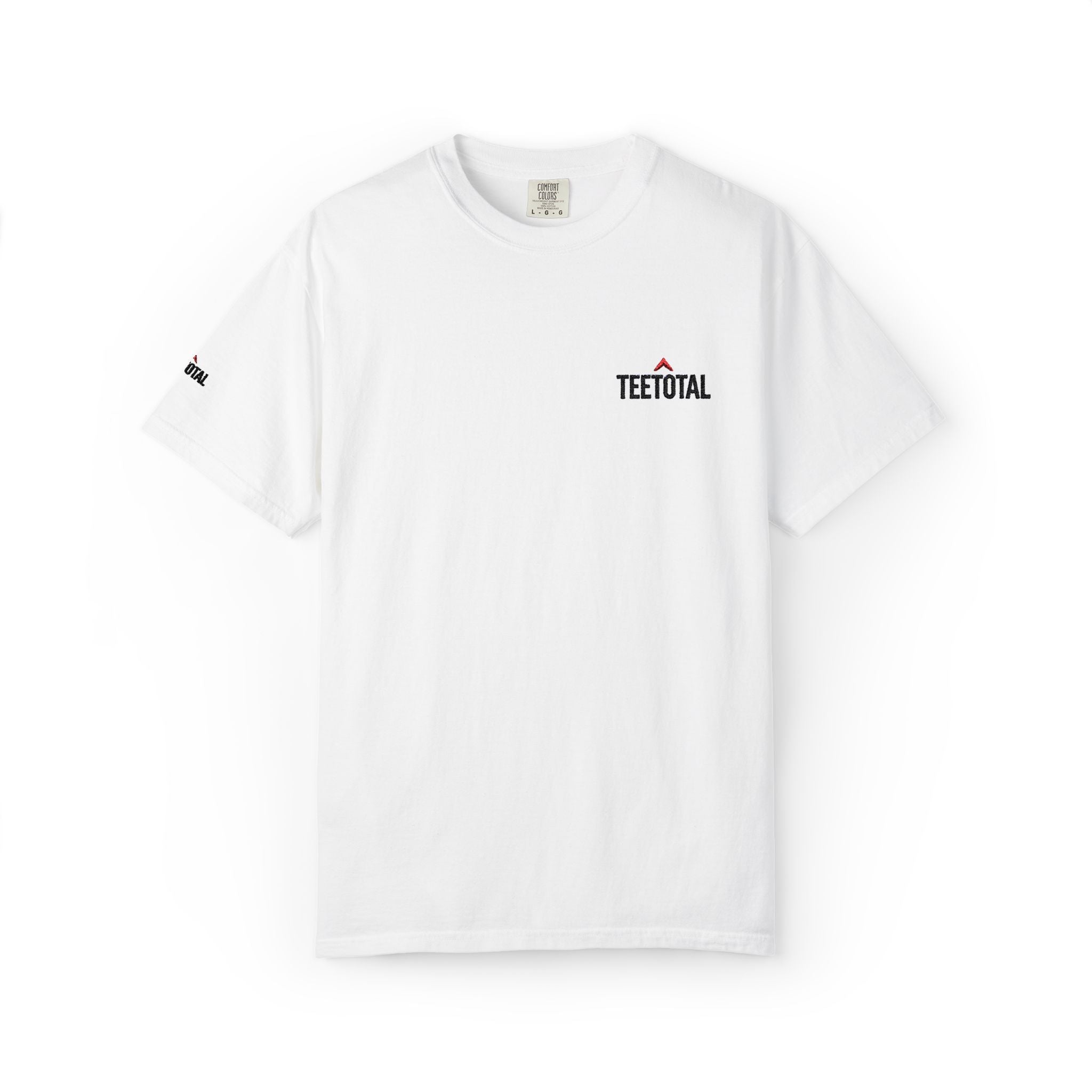 T-Shirt — 'TEETOTAL' Minimalist Small-Logo Tee